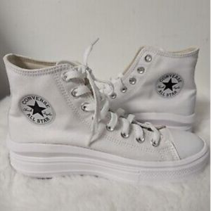 White converse size 9,high tops